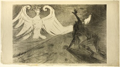 Au Pied du Sinaï, portada rechazada de Henri de Toulouse Lautrec