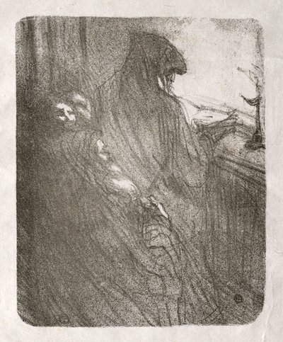Au pied du Sinaï: La oración de los judíos polacos, 1898 de Henri de Toulouse Lautrec