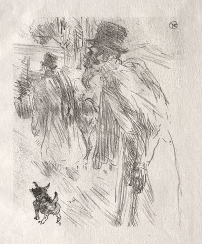 Au pied du Sinaï: Les Juifs Polonais, Carlsbad, 1898 de Henri de Toulouse Lautrec