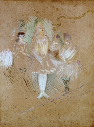 En Folies-Bergère: Figurantes de Henri de Toulouse Lautrec