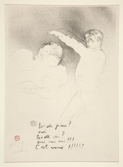 En las variedades: Miss Lender y Brasseur de Henri de Toulouse Lautrec