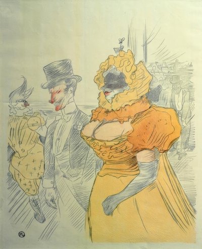 Baile de los estudiantes de Henri de Toulouse Lautrec