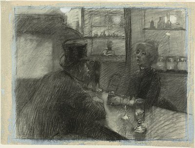 Bar del Café de la rue de Rome de Henri de Toulouse Lautrec