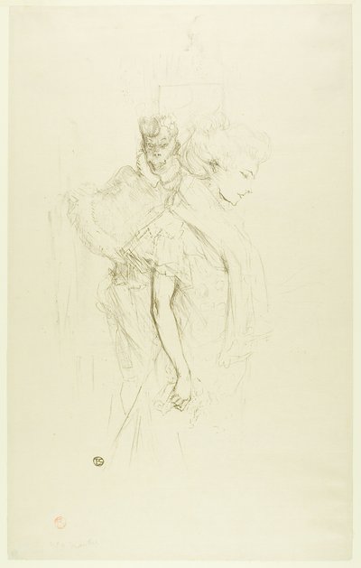 Blanche y Noire de Henri de Toulouse Lautrec