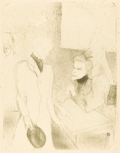 Brandes y Le Bargy en "Cabotins" de Henri de Toulouse Lautrec