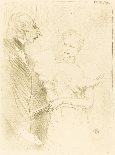 Brandes y Leloir en Cabotins, 1894 de Henri de Toulouse Lautrec