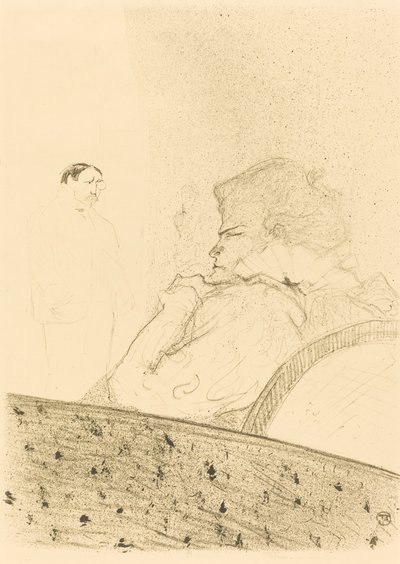 Brandes en su palco de Henri de Toulouse Lautrec