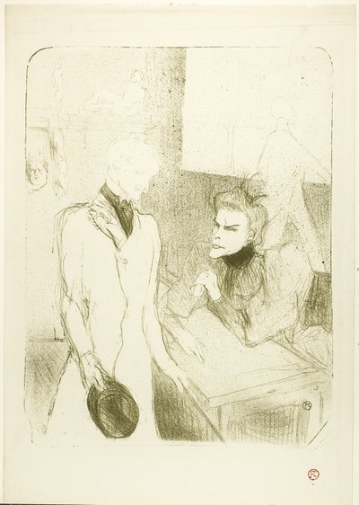 Brandès y le Bargy, en Les Cabotins de Henri de Toulouse Lautrec