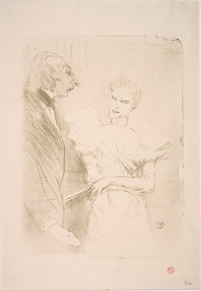 Brandès y Leloir, en Cabotins de Henri de Toulouse Lautrec