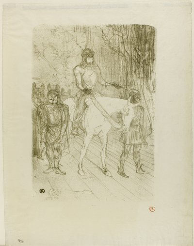 Entrada de Brasseur en Chilpéric de Henri de Toulouse Lautrec