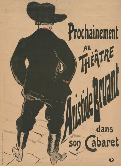 Bruant au Mirliton de Henri de Toulouse Lautrec