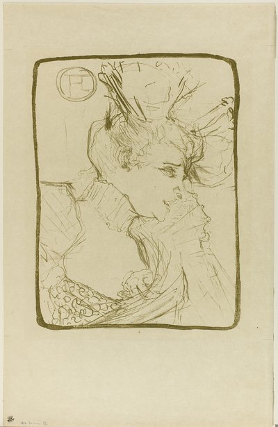 Busto de la señorita Marcelle Lender de Henri de Toulouse Lautrec