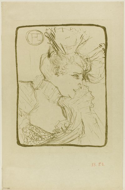 Busto de Mademoiselle Marcelle Lender de Henri de Toulouse Lautrec