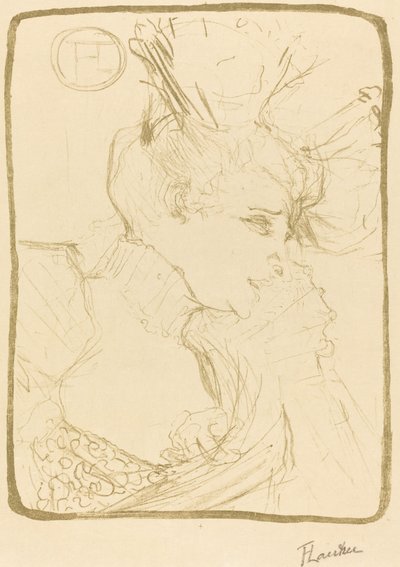 Busto de Mlle. Marcelle Lender de Henri de Toulouse Lautrec