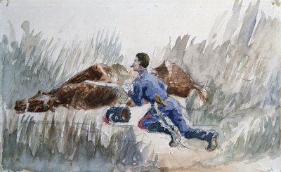 Maniobra de caballería de Henri de Toulouse Lautrec