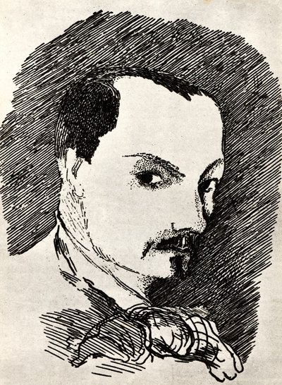Charles Baudelaire 1821-1867 de Henri de Toulouse Lautrec