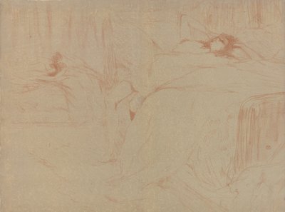 Colapsado en la Cama, de la serie Elles, 1896 de Henri de Toulouse Lautrec
