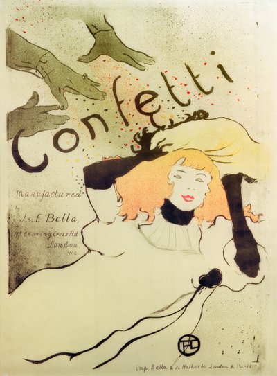 Confeti de Henri de Toulouse Lautrec