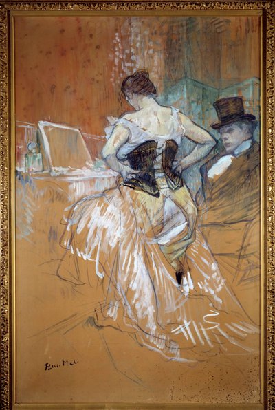 Conquete en tránsito, la mujer en el corsé de Henri de Toulouse Lautrec