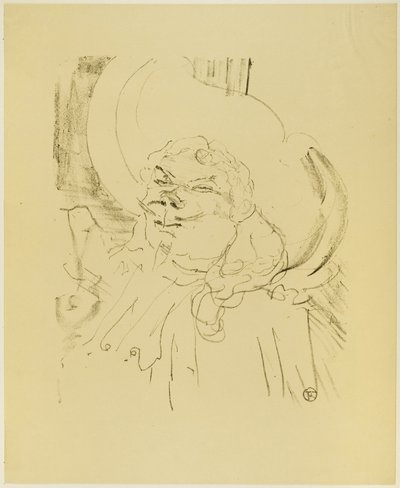 Coquelin el Viejo, de Treize Lithographies de Henri de Toulouse Lautrec