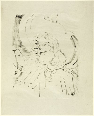 Coquelin el Viejo, de Treize Lithographies de Henri de Toulouse Lautrec