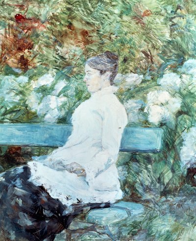 Condesa Lautrec, madre del pintor, por Henri de Toulouse-Lautrec de Henri de Toulouse Lautrec