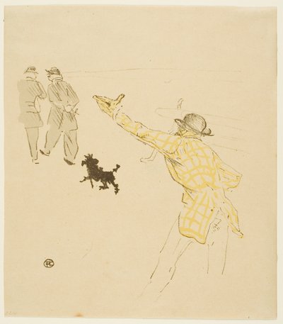 Portada de Le Fardeau de la Liberté de Henri de Toulouse Lautrec