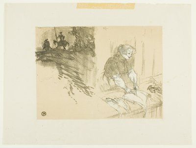 Portada de Les Courtes Joies de Henri de Toulouse Lautrec