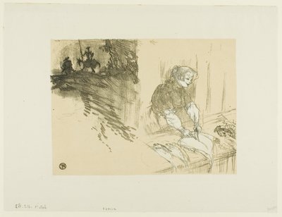 Portada para Les Courtes Joies de Henri de Toulouse Lautrec