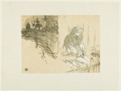 Portada de Les Courtes Joies de Henri de Toulouse Lautrec