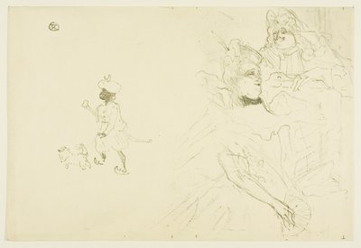 Portada de El ejemplo de Ninon de Lenclos enamorada de Henri de Toulouse Lautrec