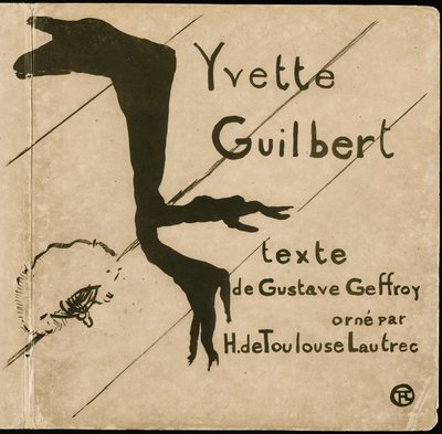 Portada de Yvette Guilbert de Henri de Toulouse Lautrec