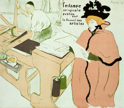 Portada para "l"Estampe Originale", 1893 de Henri de Toulouse Lautrec