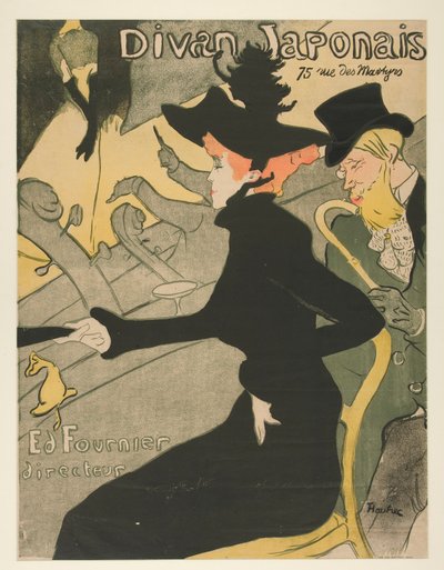 sofá japonés de Henri de Toulouse Lautrec
