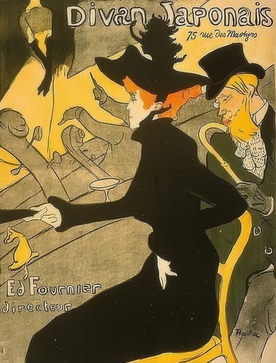 Divan Japonais. 1892-94 de Henri de Toulouse Lautrec