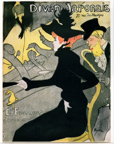 Divan Japonais, 1893 de Henri de Toulouse Lautrec