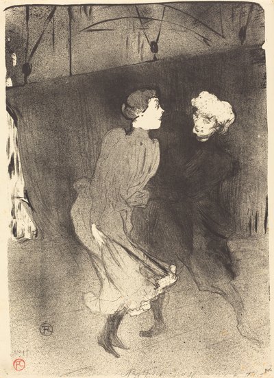 Ensayo general en el Folies-Bergère de Henri de Toulouse Lautrec