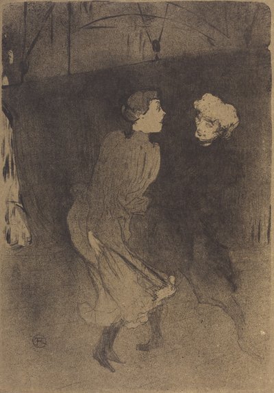 Ensayo general en el Folies-Bergere de Henri de Toulouse Lautrec