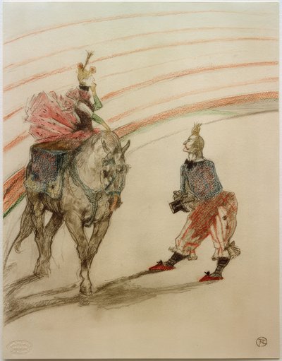 Ecuyère de panneau (Ella es amable, la señorita) de Henri de Toulouse Lautrec