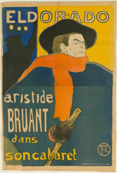 Eldorado: Aristide Bruant de Henri de Toulouse Lautrec