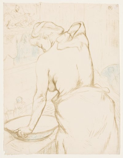 Elles: El aseo, 1896 de Henri de Toulouse Lautrec