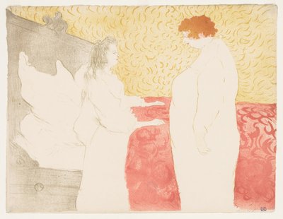 Elles: Mujer en la cama, 1896 de Henri de Toulouse Lautrec