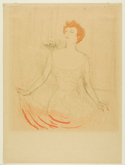 Emma Calvé de Henri de Toulouse Lautrec