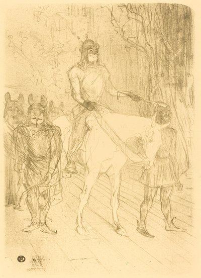 Entrada de Brasseur en "Chilperic" de Henri de Toulouse Lautrec