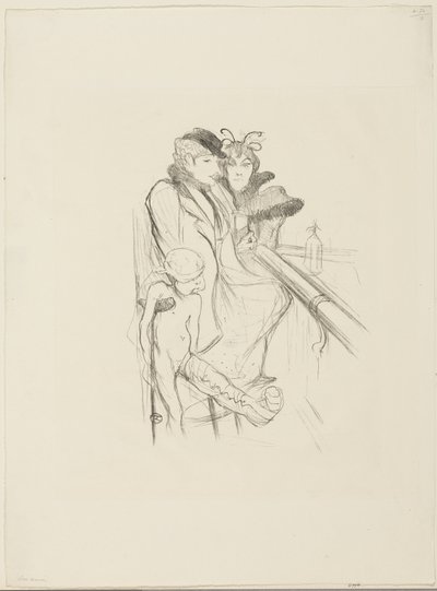 Eros bañado de Henri de Toulouse Lautrec