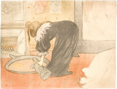 Mujer en la bañera de Henri de Toulouse Lautrec