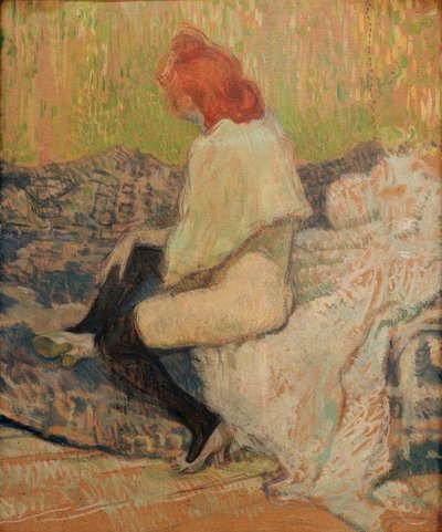 Mujer pelirroja, Justine Dieuhl de Henri de Toulouse Lautrec