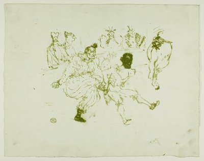Footit y chocolate de Henri de Toulouse Lautrec