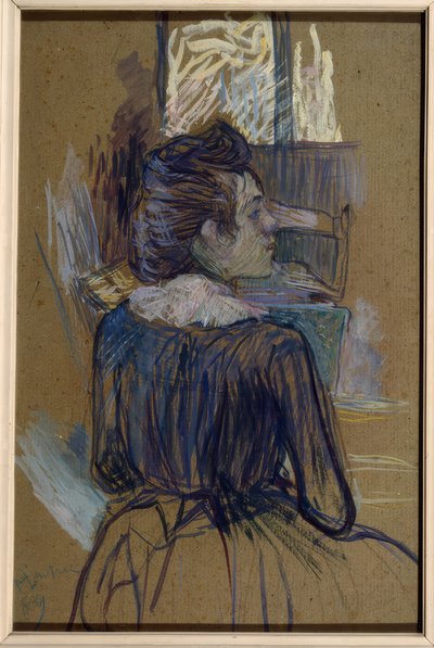 Mujer en la ventana de Henri de Toulouse Lautrec
