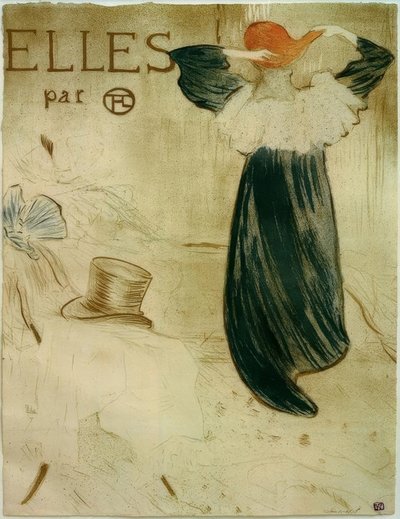 Frontispicio para Elles de Henri de Toulouse Lautrec